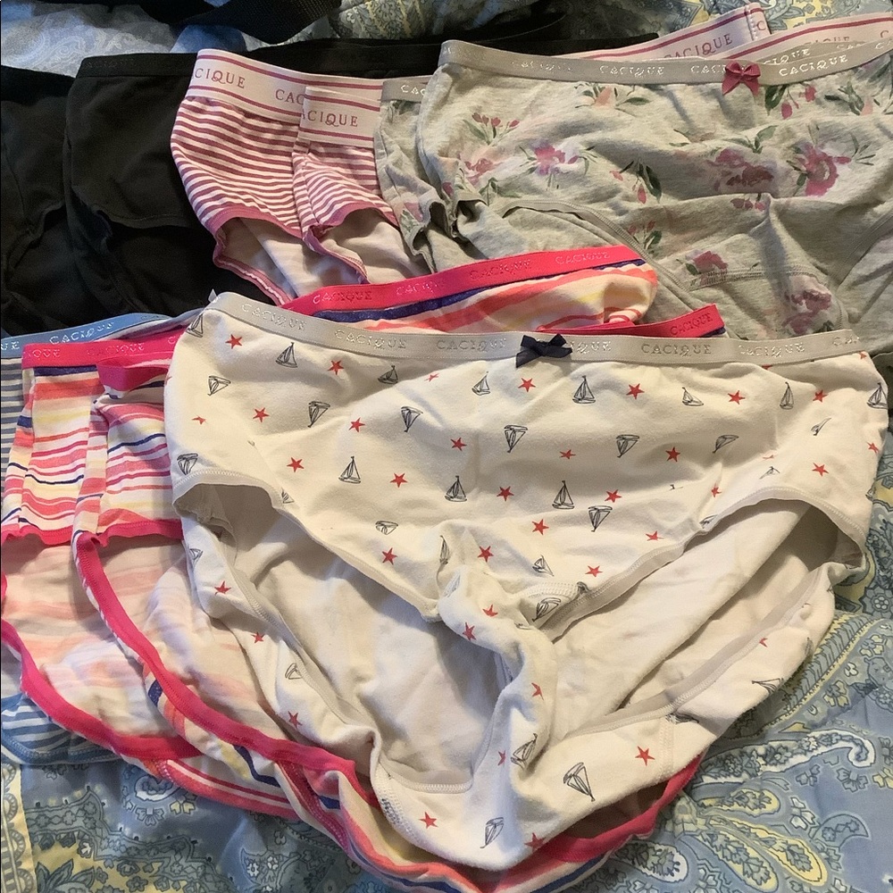 Cacique Cotton High Leg Briefs